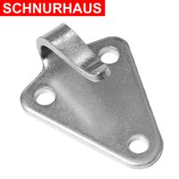Tringular Truck Hook, punched type, steel zinc plated